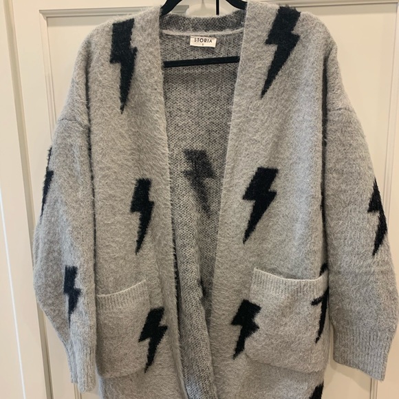 lightning bolt cardigan